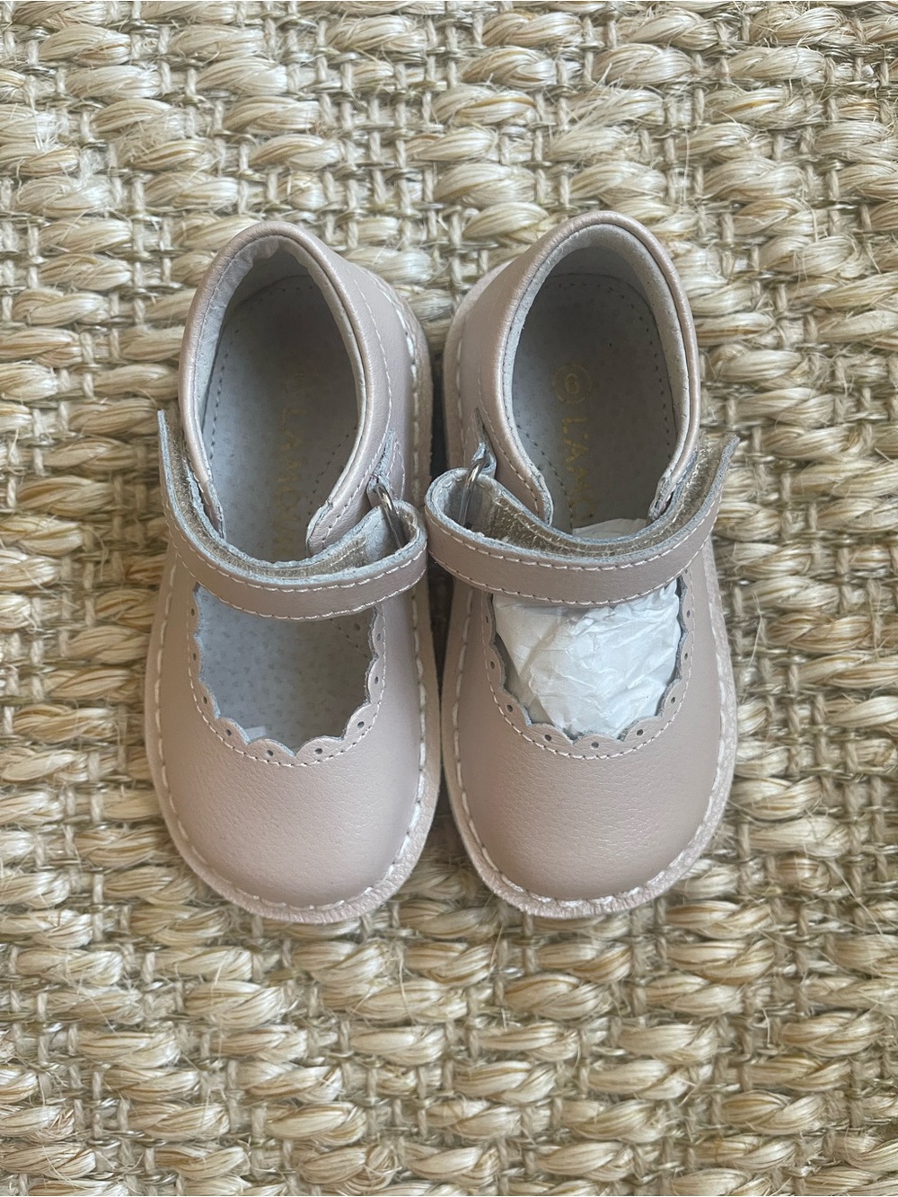 L'Amour Toddler Mary Jane Shoes in Blush